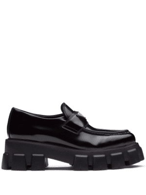 Prada Monolith Loafers | Black