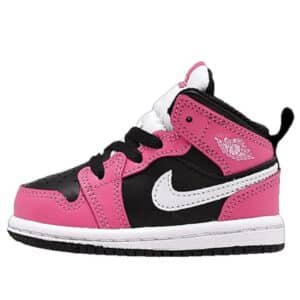 Air Jordan 1 Mid Kids Pink Black