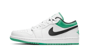 Air Jordan 1 Low White Lucky Green Black