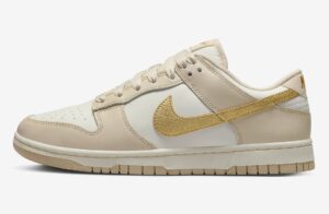 Nike Dunk Low Phantom Metallic Gold Women