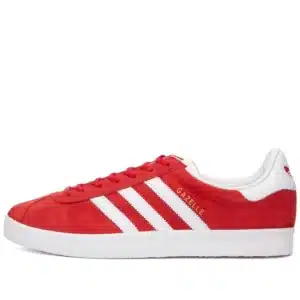 Adidas Gazelle 85 Scarlet, White & Gold